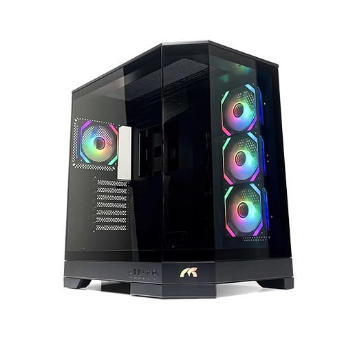 Tortox Prism Triple Glass Panel ATX/M-ATX Gaming PC Case